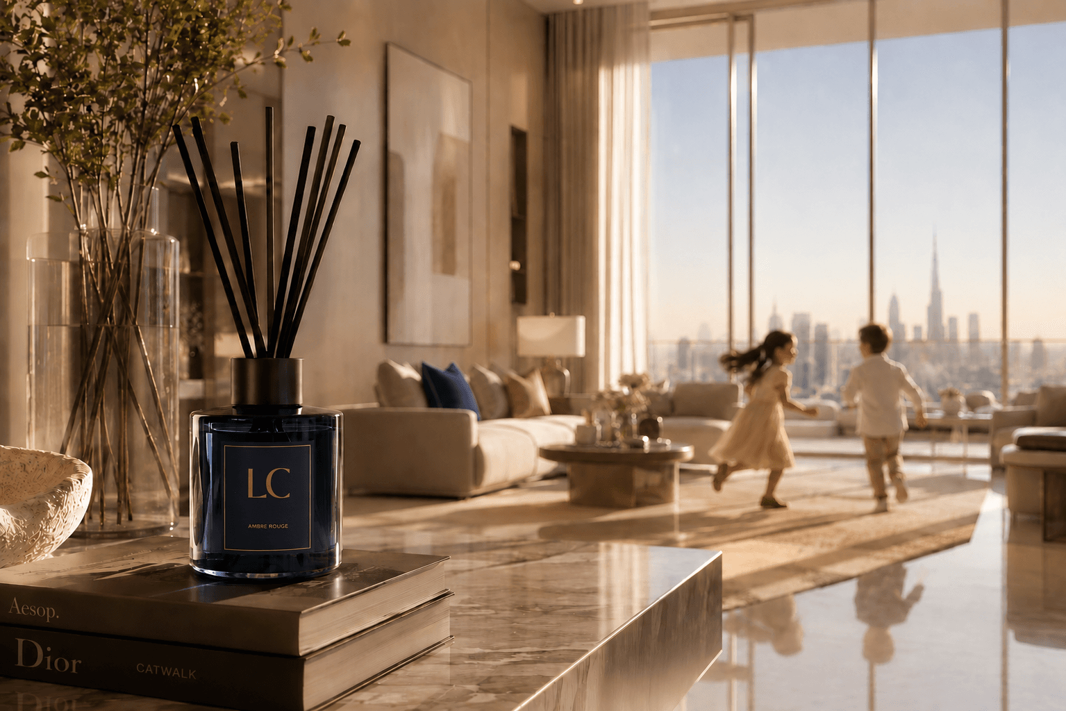 Interior living space at Lorévia Collection