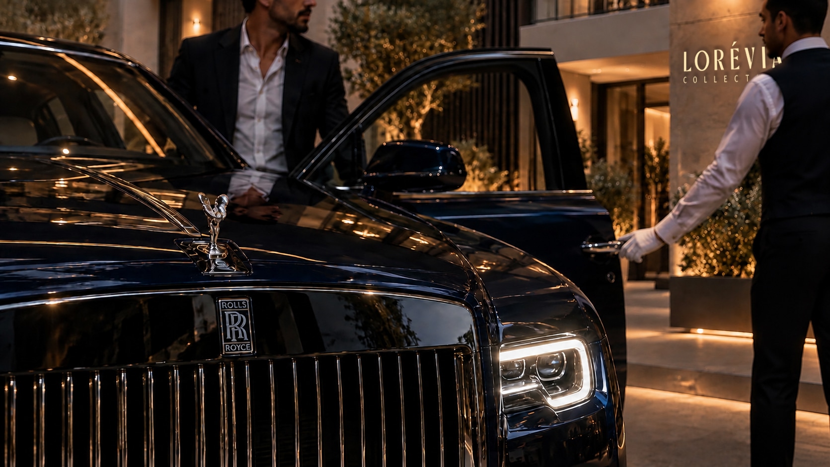 Rolls Royce entrance at Lorévia Collection